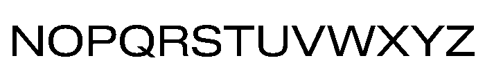 Lateral ExtendedRegular Font UPPERCASE