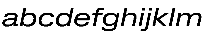Lateral ExtendedRegularItalic FONT