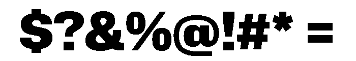 Lateral StandardBlack Font OTHER CHARS
