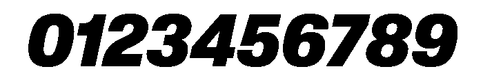 Lateral StandardBlackItalic Font OTHER CHARS