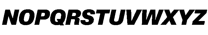 Lateral StandardBlackItalic Font UPPERCASE
