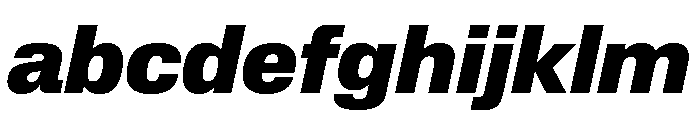 Lateral StandardBlackItalic FONT