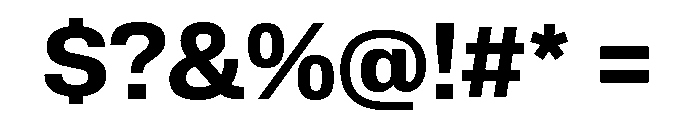 Lateral StandardBold Font OTHER CHARS