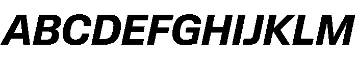 Lateral StandardBoldItalic Font UPPERCASE