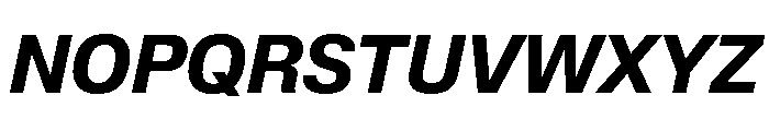 Lateral StandardBoldItalic Font UPPERCASE