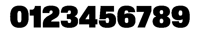 Lateral StandardHeavy Font OTHER CHARS