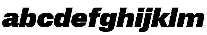 Lateral StandardHeavyItalic FONT