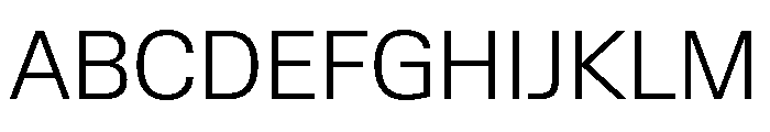 Lateral StandardLight Font UPPERCASE