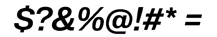 Lateral StandardMediumItalic Font OTHER CHARS