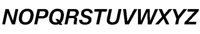 Lateral StandardMediumItalic Font UPPERCASE