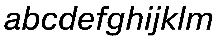 Lateral StandardRegularItalic FONT