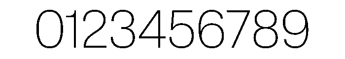Lateral StandardThin Font OTHER CHARS