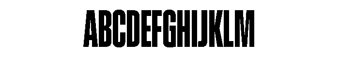 Lateral UltraCompressedBlack Font UPPERCASE