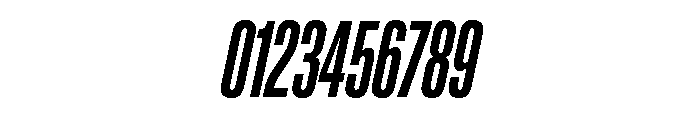 Lateral UltraCompressedBoldItalic Font OTHER CHARS