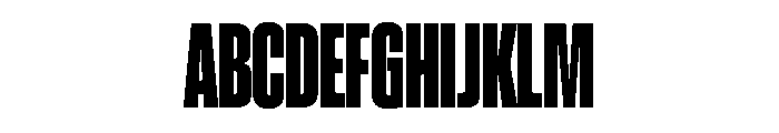 Lateral UltraCompressedHeavy Font UPPERCASE