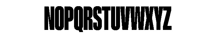 Lateral UltraCompressedHeavy Font UPPERCASE