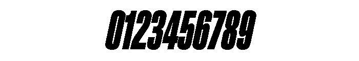 Lateral UltraCompressedHeavyItalic Font OTHER CHARS