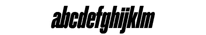 Lateral UltraCompressedHeavyItalic FONT