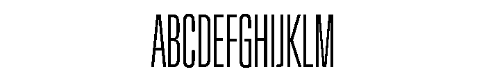 Lateral UltraCompressedLight Font UPPERCASE