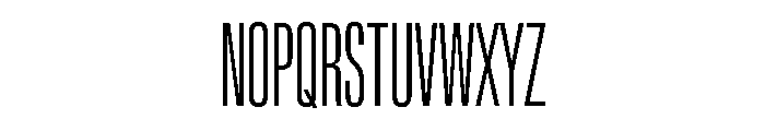 Lateral UltraCompressedLight Font UPPERCASE