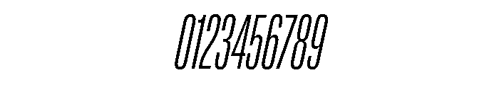 Lateral UltraCompressedLightItalic Font OTHER CHARS
