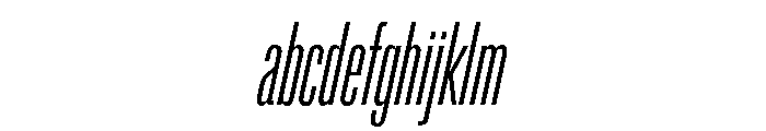 Lateral UltraCompressedLightItalic FONT