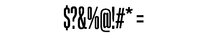 Lateral UltraCompressedMedium Font OTHER CHARS