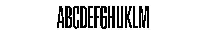 Lateral UltraCompressedMedium Font UPPERCASE