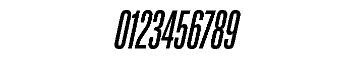 Lateral UltraCompressedMediumItalic Font OTHER CHARS
