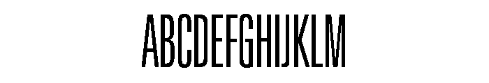 Lateral UltraCompressedRegular Font UPPERCASE