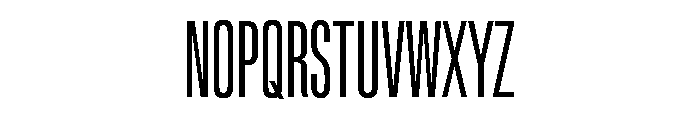 Lateral UltraCompressedRegular Font UPPERCASE