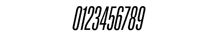 Lateral UltraCompressedRegularItalic Font OTHER CHARS