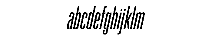 Lateral UltraCompressedRegularItalic FONT