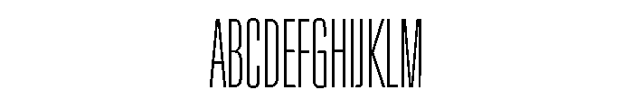 Lateral UltraCompressedThin Font UPPERCASE