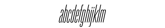 Lateral UltraCompressedThinItalic FONT