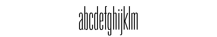 Lateral UltraCompressedThin FONT