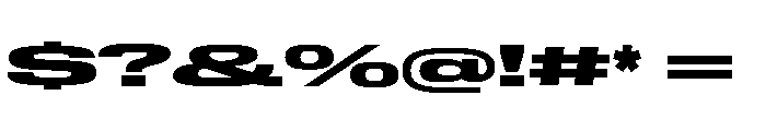 Lateral UltraWideBlack Font OTHER CHARS