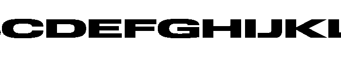 Lateral UltraWideBlack Font UPPERCASE