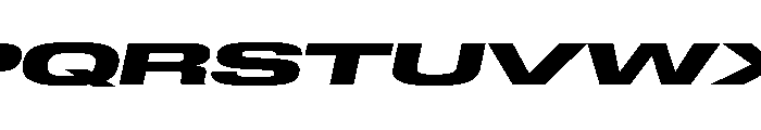 Lateral UltraWideBlackItalic Font UPPERCASE