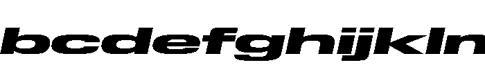 Lateral UltraWideBlackItalic FONT