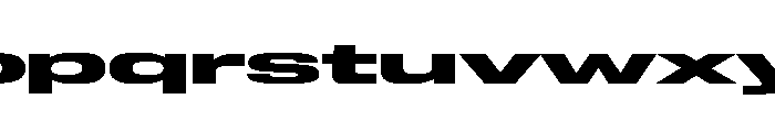 Lateral UltraWideBlack Font LOWERCASE