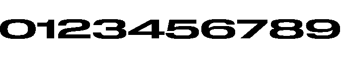 Lateral UltraWideBold Font OTHER CHARS