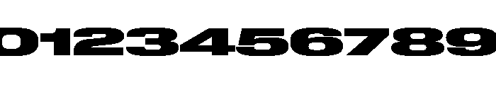 Lateral UltraWideHeavy Font OTHER CHARS