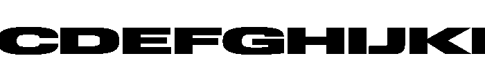 Lateral UltraWideHeavy Font UPPERCASE