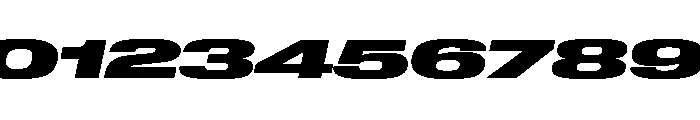 Lateral UltraWideHeavyItalic Font OTHER CHARS