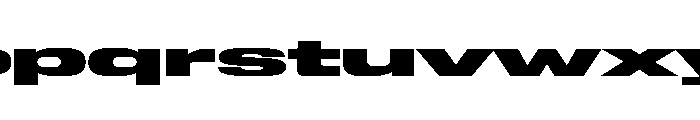 Lateral UltraWideHeavy Font LOWERCASE