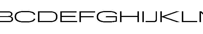 Lateral UltraWideLight Font UPPERCASE