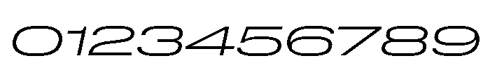 Lateral UltraWideLightItalic Font OTHER CHARS