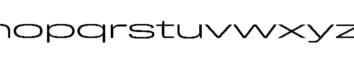 Lateral UltraWideLight Font LOWERCASE