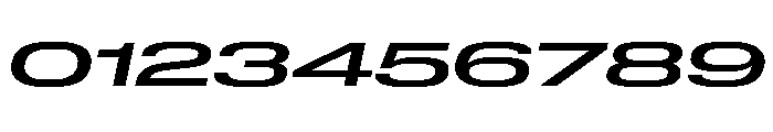 Lateral UltraWideMediumItalic Font OTHER CHARS
